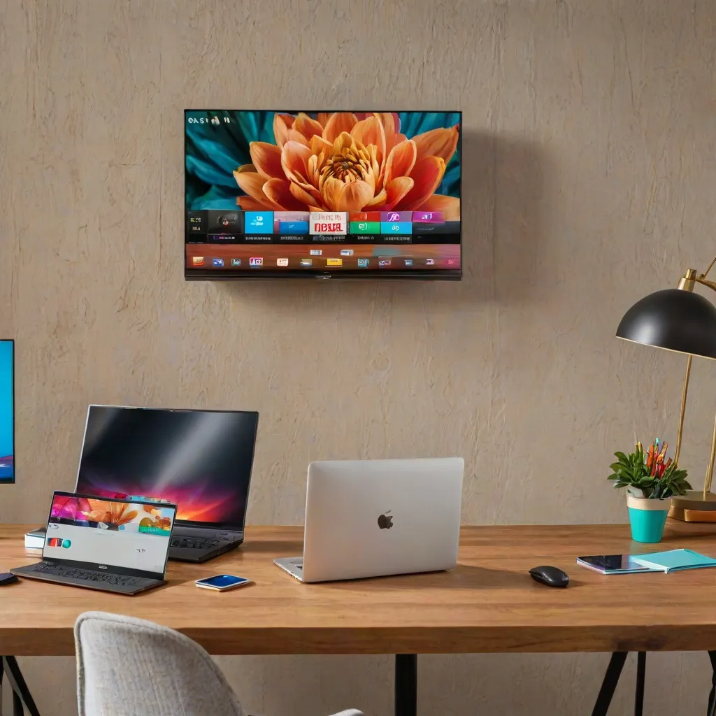 Jak przenieść obraz z laptopa na telewizor wifi?