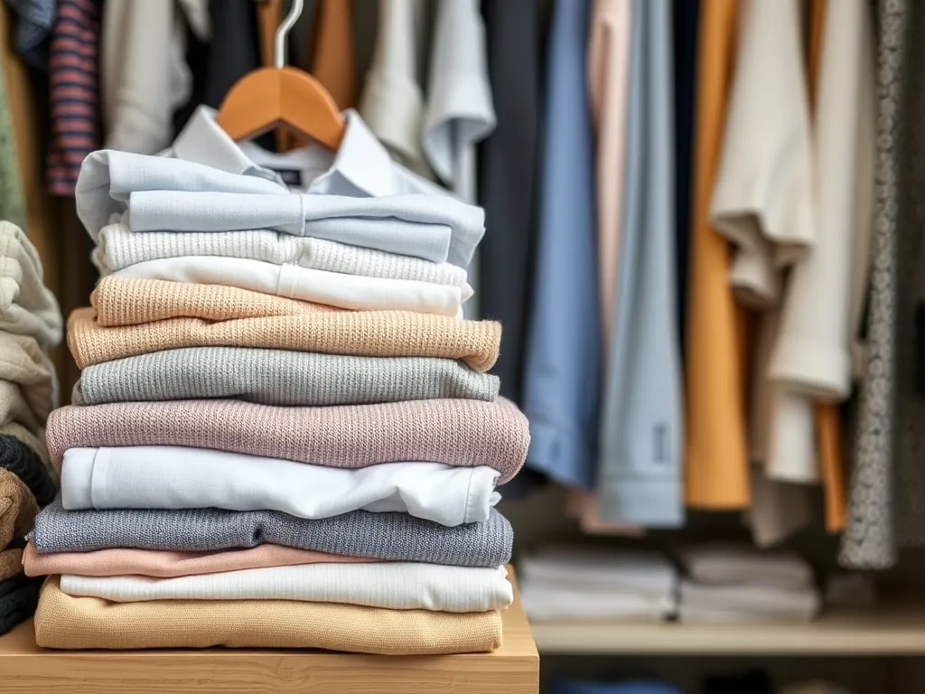 Jak układać ubrania w głębokiej szafie?