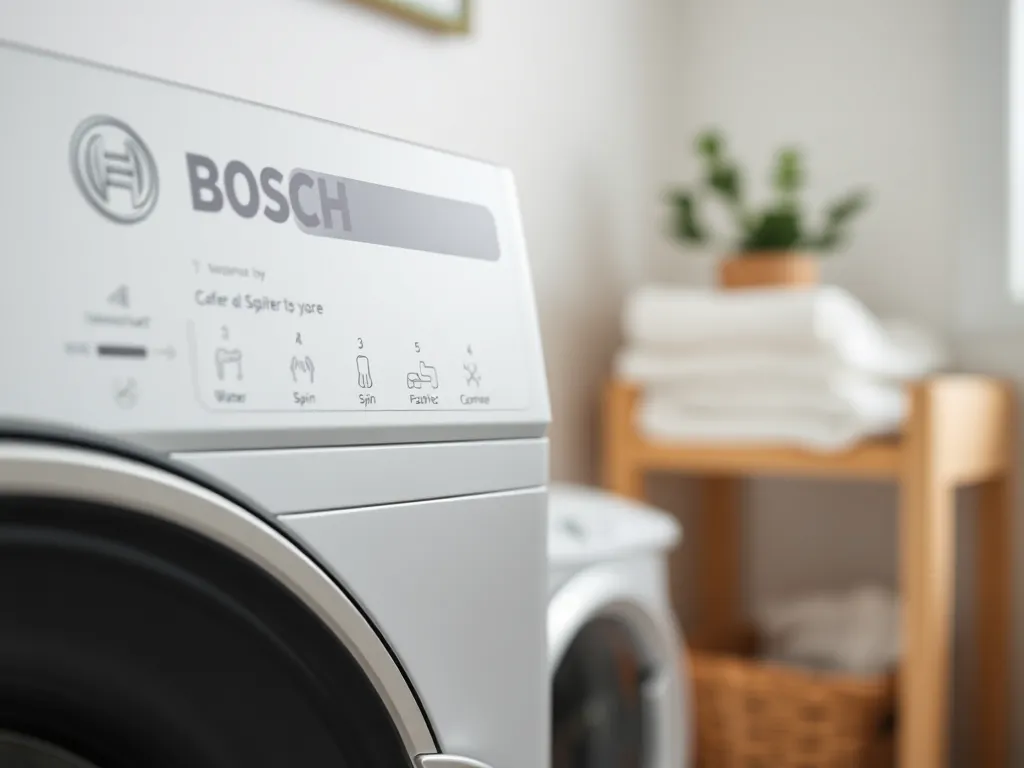 Bosch pralka co oznaczają symbole na wyświetlaczu?