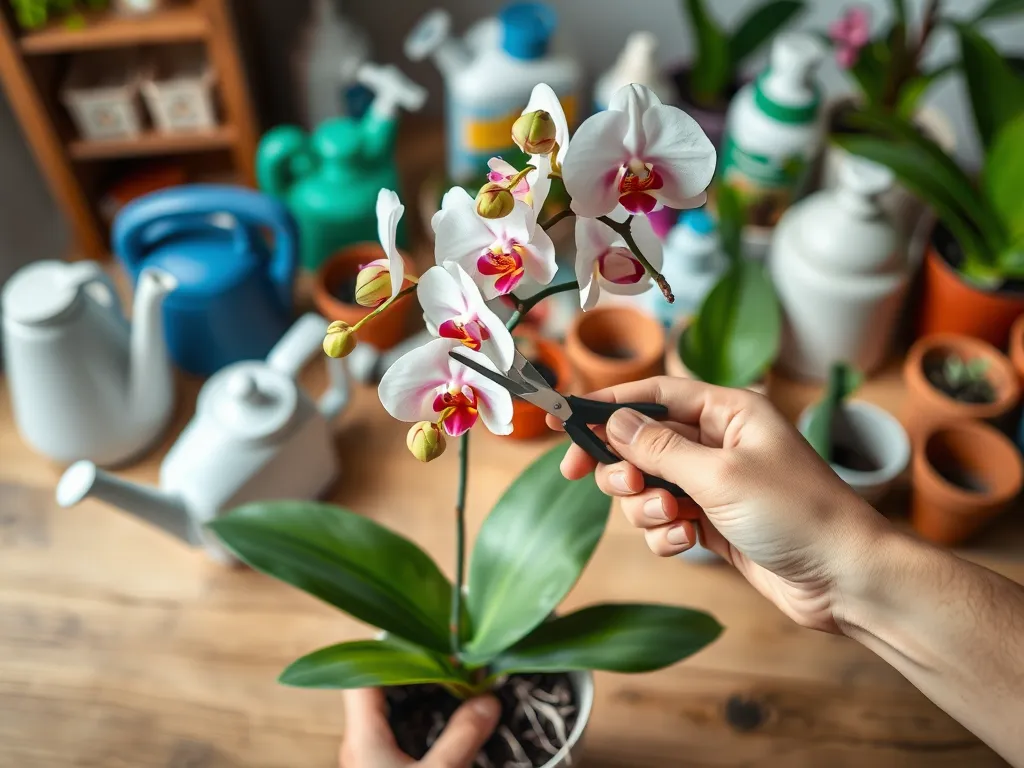 Przycinanie storczyka - praktyczny poradnik krok po kroku