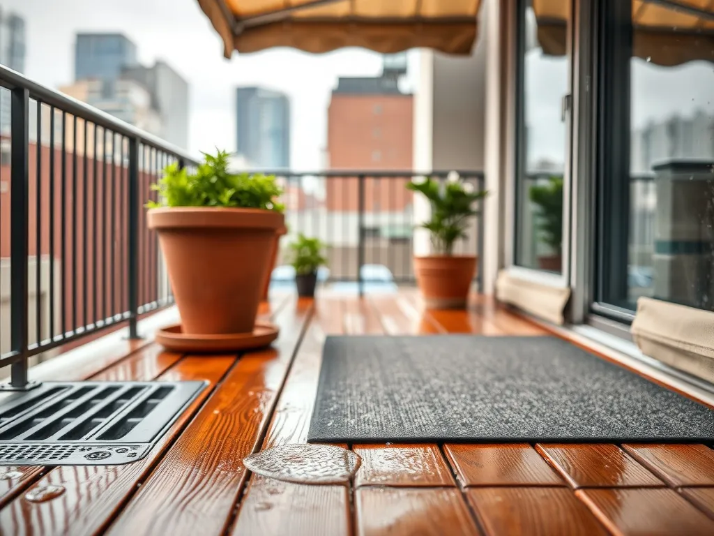 Jak zabezpieczyć balkon przed deszczem?