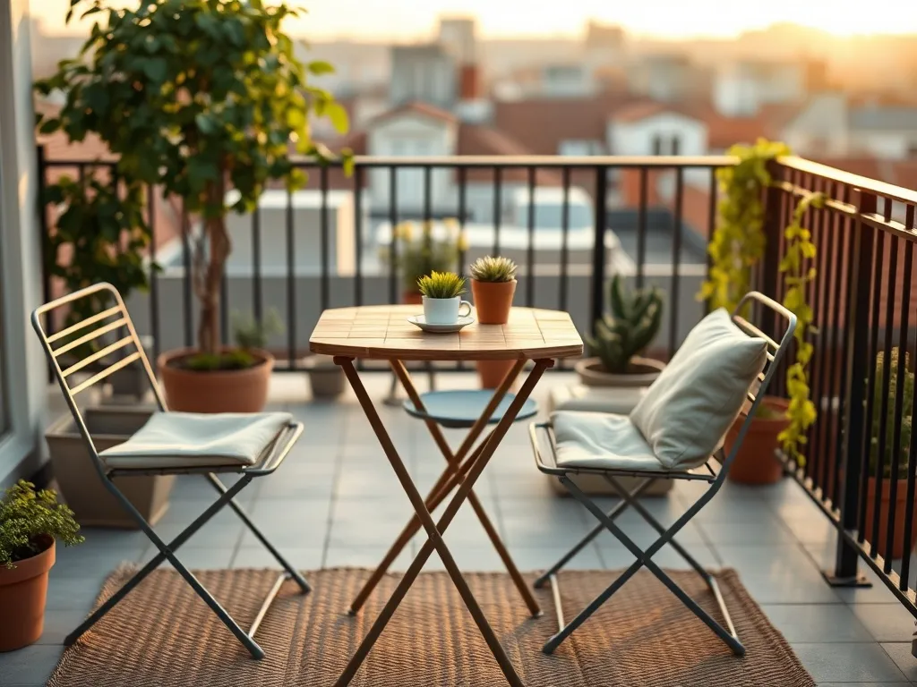Jakie meble na mały balkon?