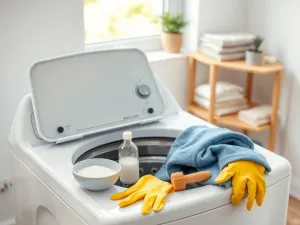 Jak wyczyścić pralkę otwierana od góry? Krok po kroku