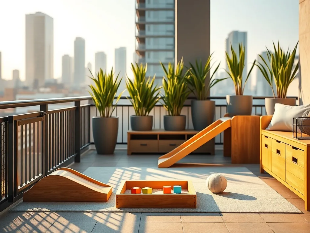 Plac zabaw na balkonie - pomysły i bezpieczeństwo