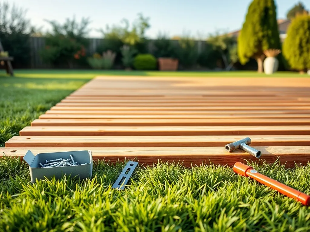 Podest tarasowy montaż na trawie: jak zrobić krok po kroku?