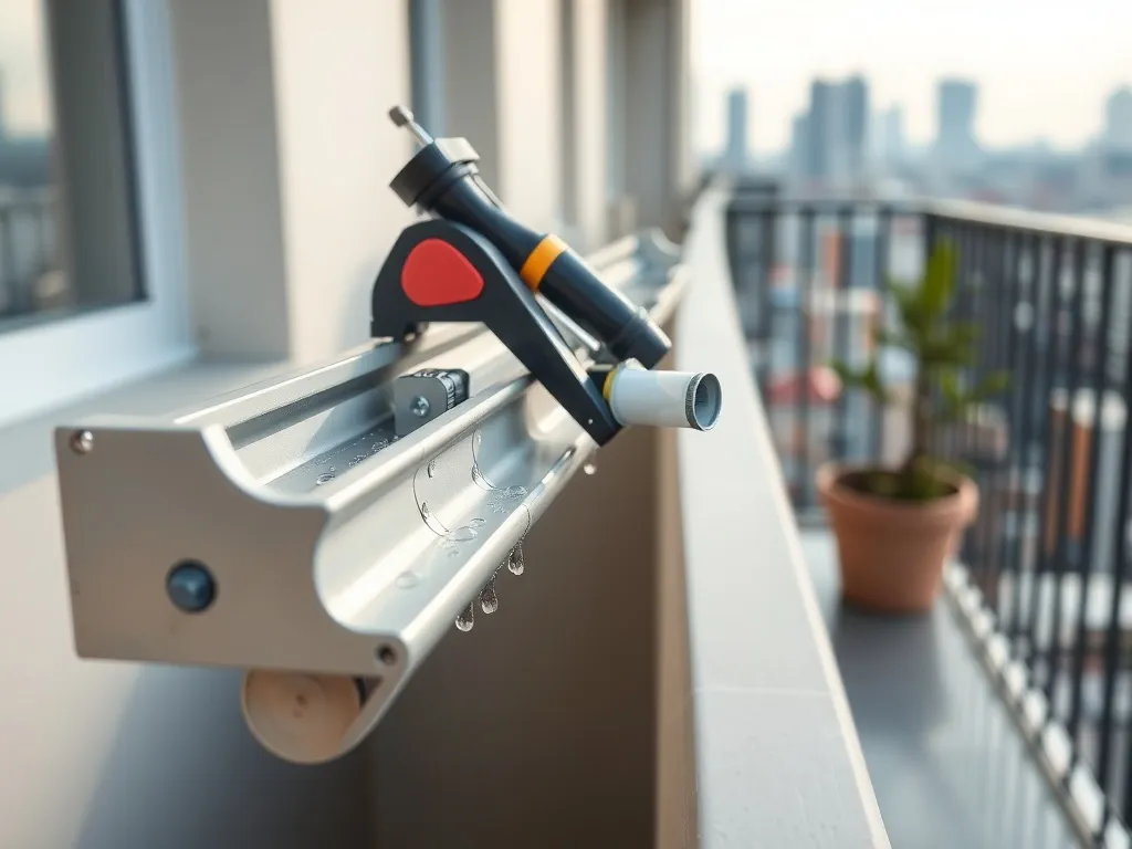 Rynna na balkonie: montaż, rodzaje, jak zabezpieczyć?