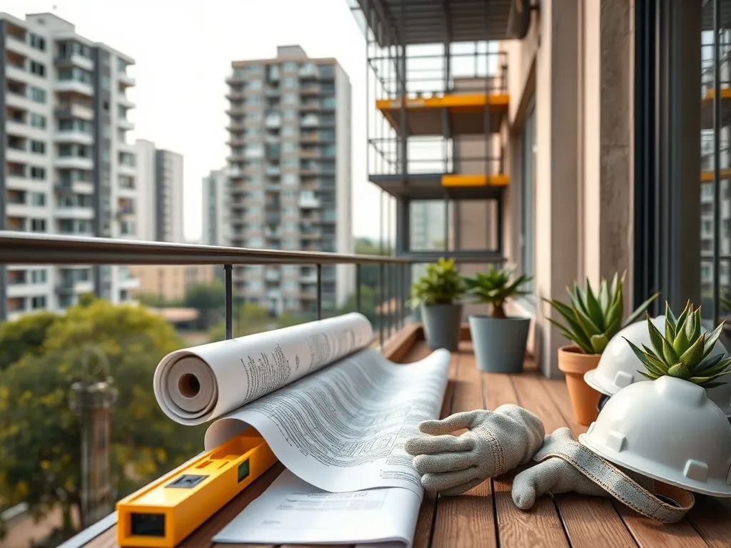 Powiększenie balkonu bez pozwolenia – co warto wiedzieć?