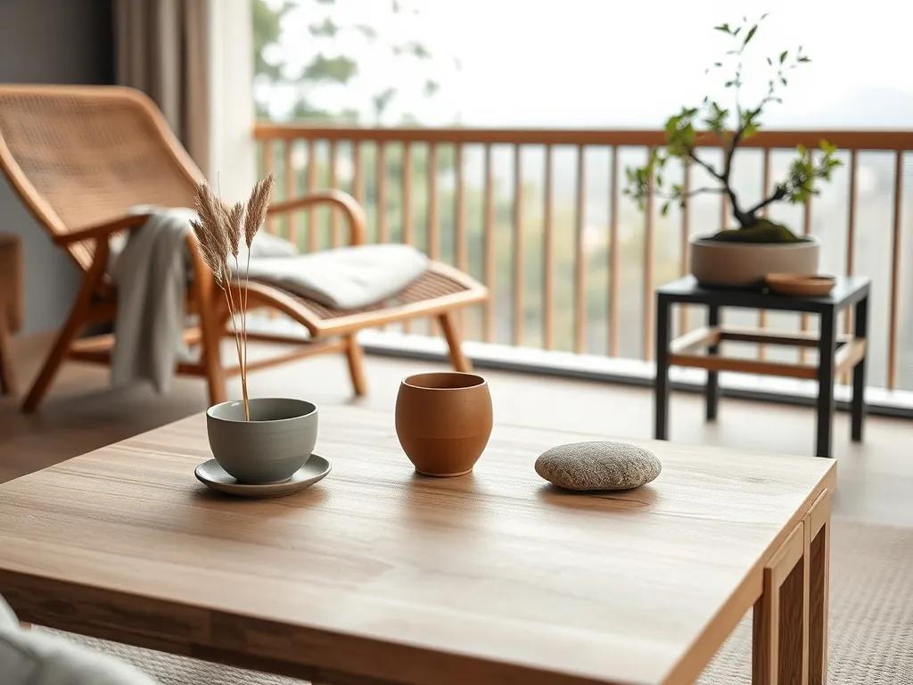 Balkon japandi aranżacja – pomysły i inspiracje