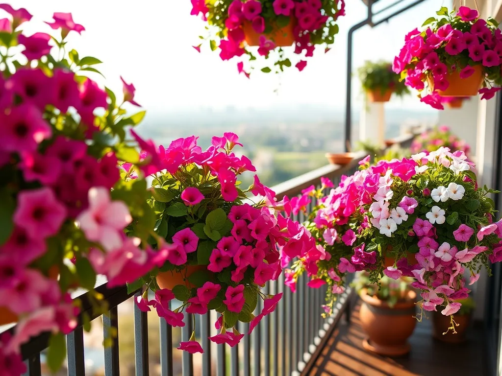 Kwiaty na balkon zwisające – najlepsze gatunki i pielęgnacja