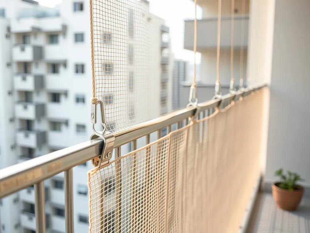 Osiatkowany balkon – jak zamontować i jaka siatka najlepsza?