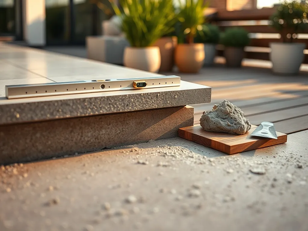 Minimalna grubość wylewki na tarasie – jaka powinna być?