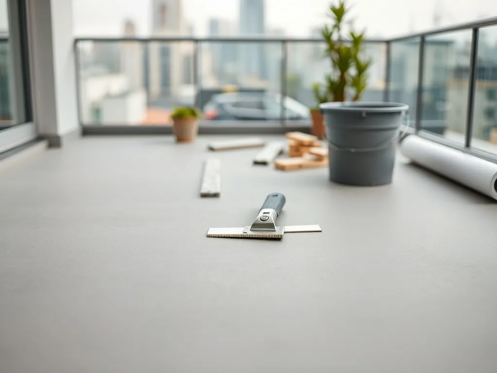 Wylewka cienkowarstwowa na balkon – jak ją wykonać i ile kosztuje?