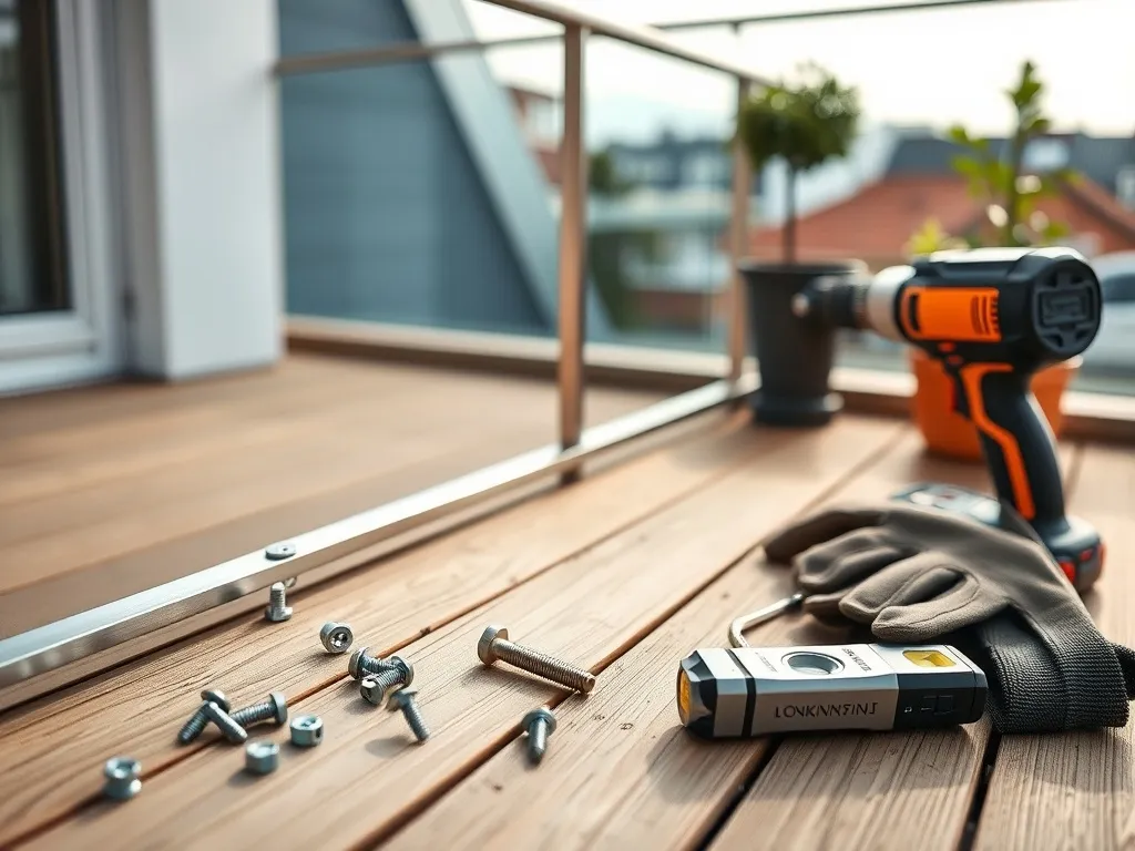 Montaż balustrady balkonowej – poradnik krok po kroku