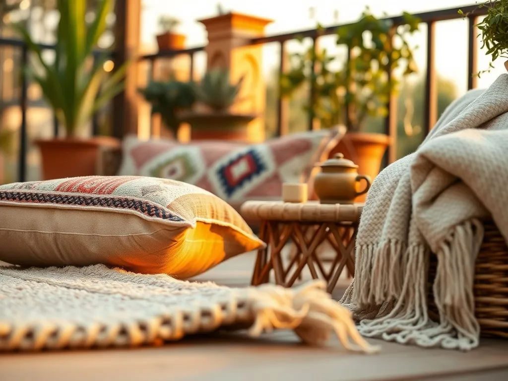 Taras boho dodatki – jak stworzyć przytulną przestrzeń?