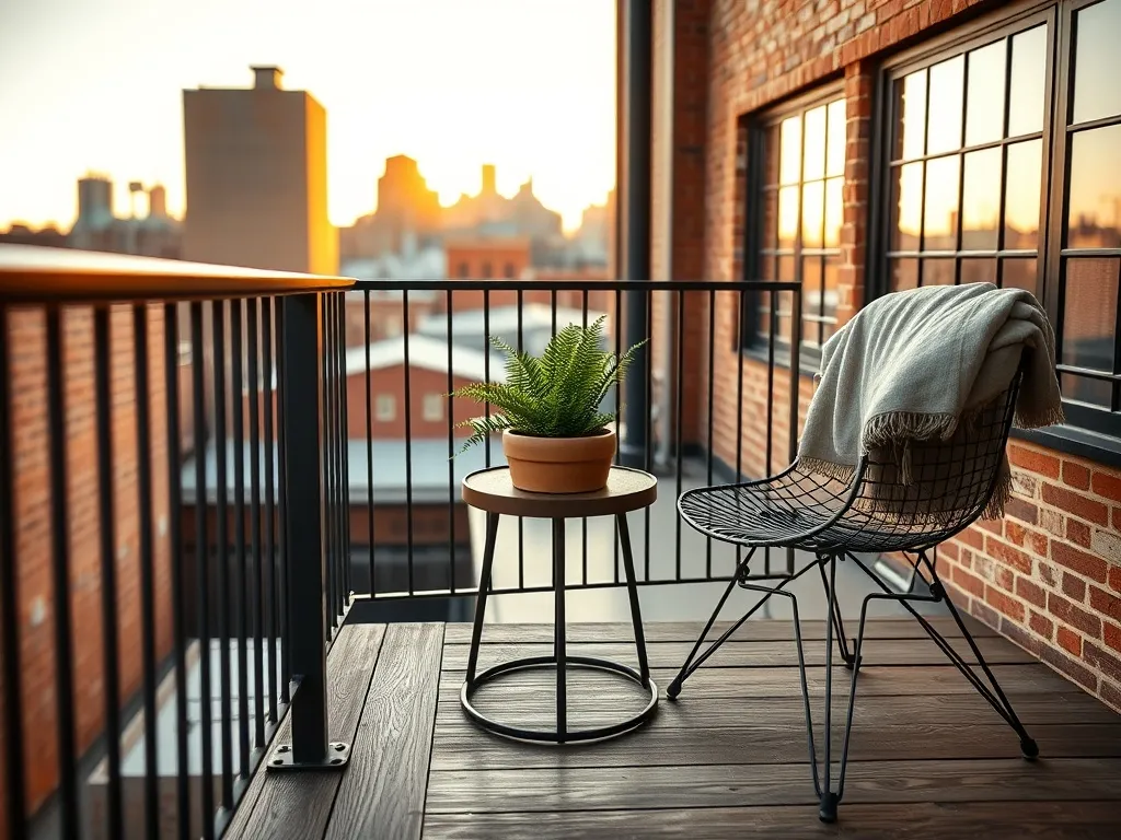 Aranżacja balkonu w stylu loft – pomysły i inspiracje