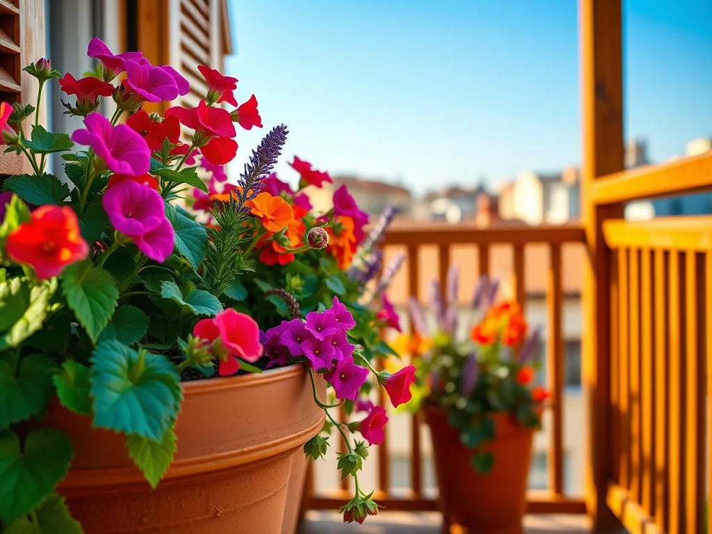 Kwiaty na balkon południowy – najlepsze gatunki i pielęgnacja