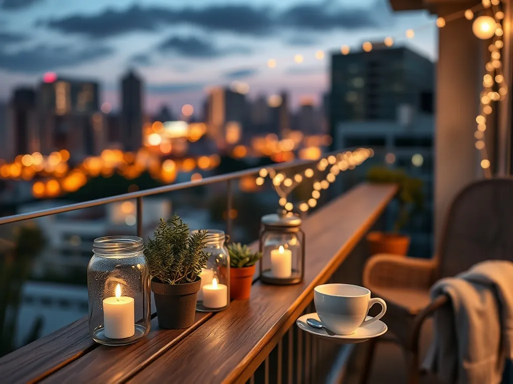 Oświetlenie balkonu bez prądu – pomysły i porady