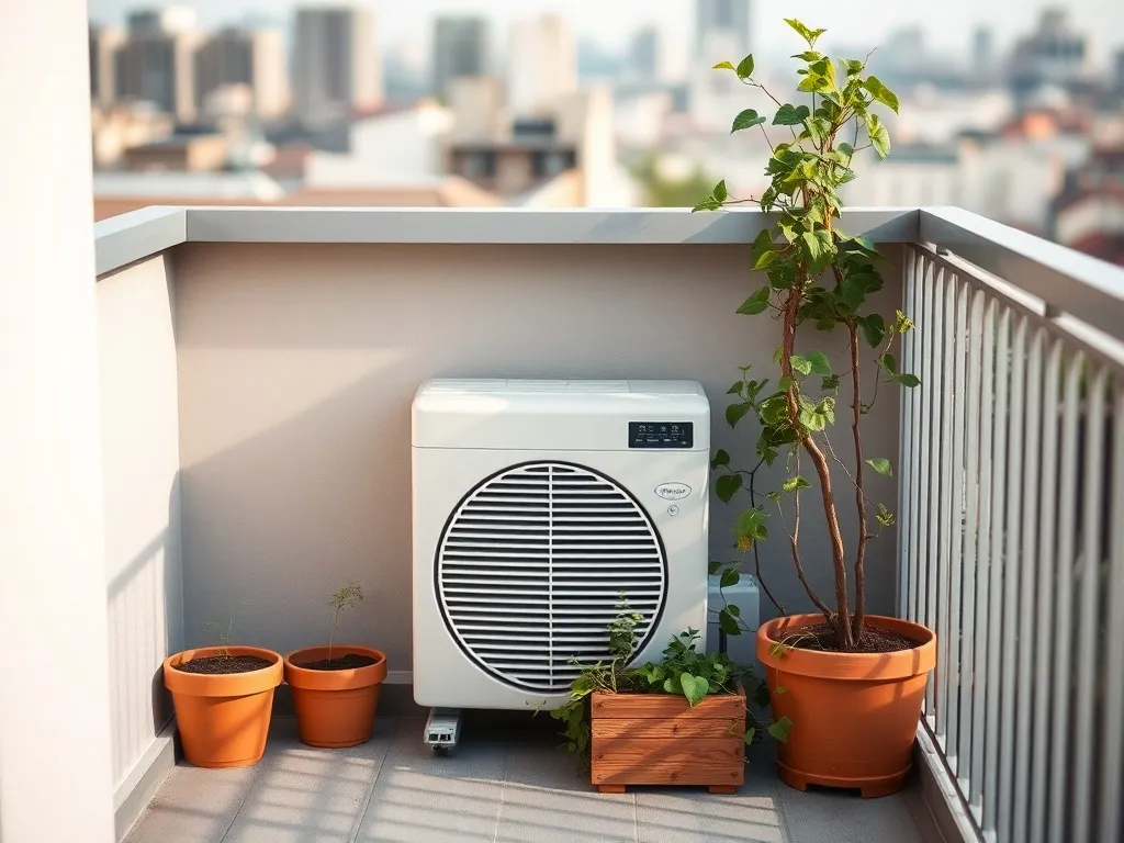 Jak ukryć klimatyzator na balkonie?