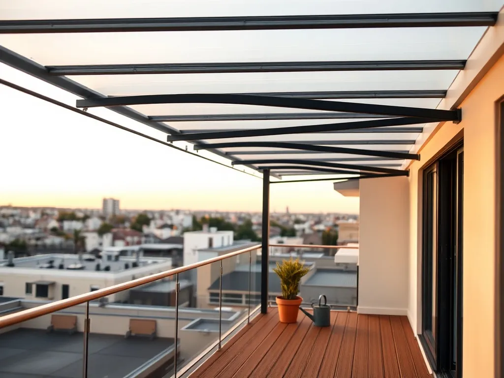 Zadaszenie balkonu na ostatnim piętrze - jak to zrobić?