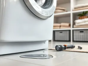 Nowa pralka cieknie od spodu – przyczyny i co robić?