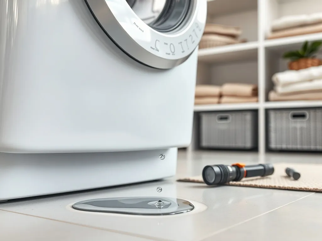 Nowa pralka cieknie od spodu – przyczyny i co robić?