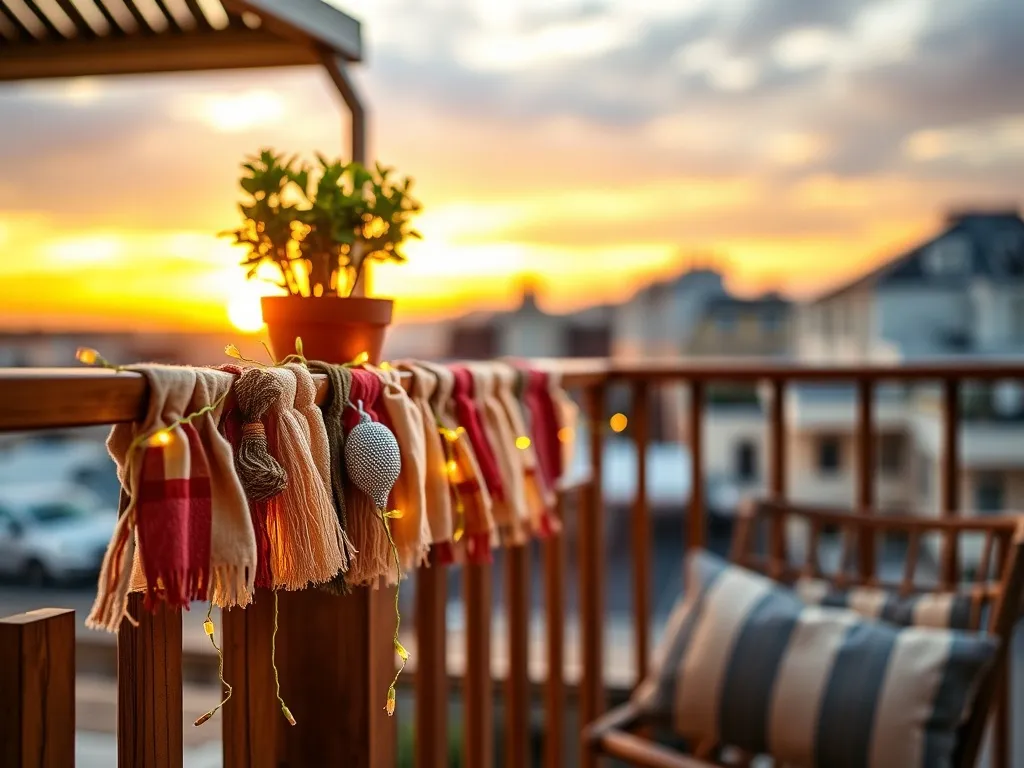 Jaka girlanda na balkon: pomysły i porady