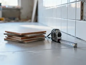 Nowoczesna, chromowana bateria umywalkowa zamontowana na białej ceramice w eleganckiej łazience.