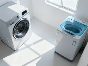 Porównanie estetyki płytek ceramicznych z fugami oraz gładkiej tafli szkła lacobel w nowoczesnej kuchni.