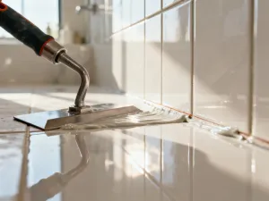 Porównanie matowych paneli dębowych z błyszczącymi panelami laminowanymi w nowoczesnym salonie.